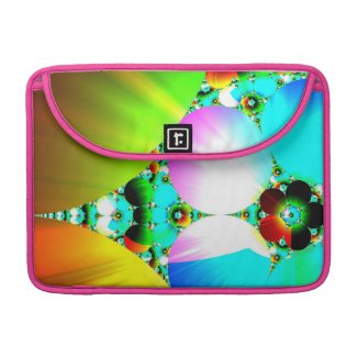 Crystal Sunrise - Abstract Fractal Rainbow Sleeve For MacBook Pro