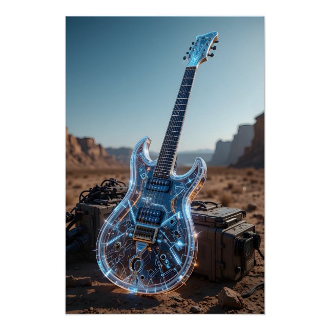Crystal Tactical Guitar Poster (Front)