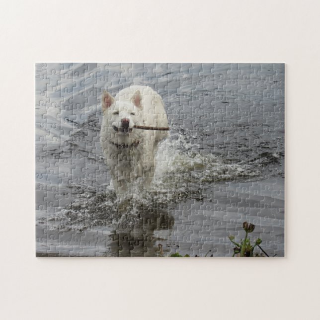 Crystal the Happy Husky Dog Jigsaw Puzzle (Horizontal)