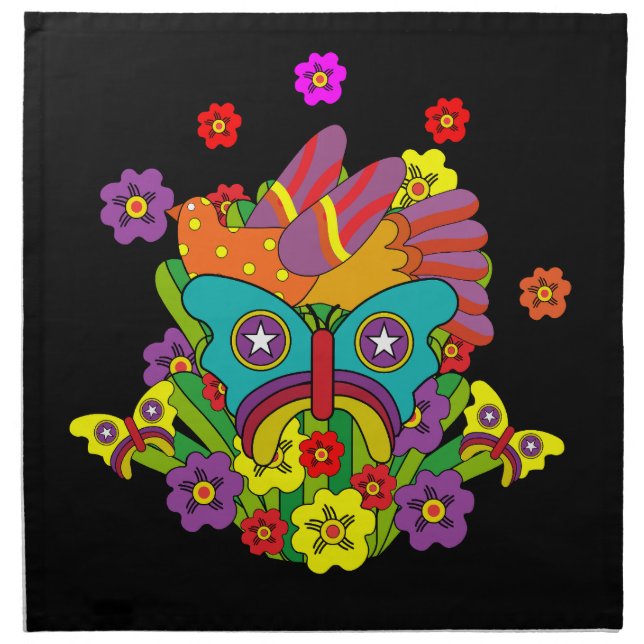 Crystal Tipps and Alistair Cloth Napkin (Front)