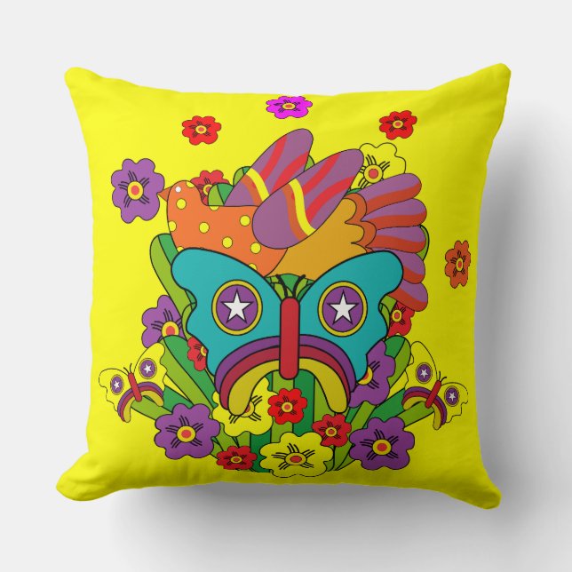 Crystal Tipps and Alistair Throw Pillow (Front)