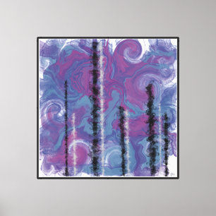 Crystal Towers over AJO Abstract Canvas Print