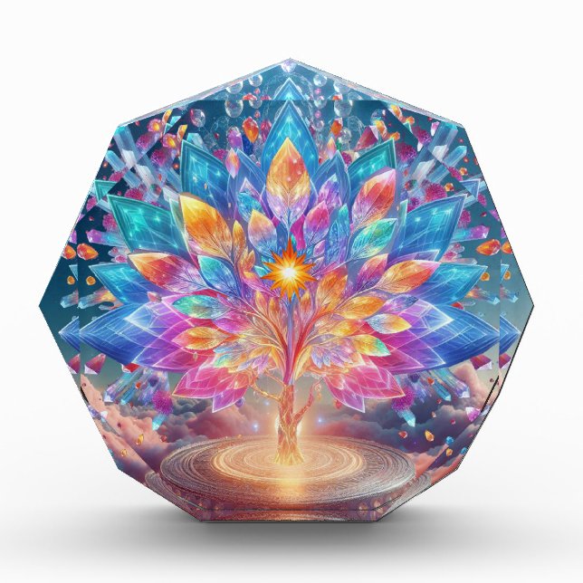 Crystal Tree Acrylic Award (Front)