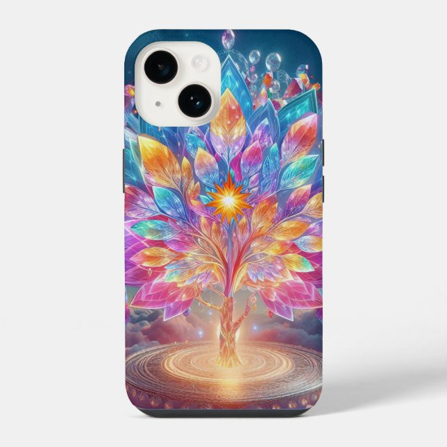 Crystal Tree Iphone Case (Back)