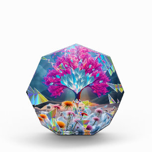 Crystal Tree of Light Acrylic Award