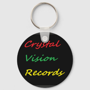 crystal vision records tshirts keychain