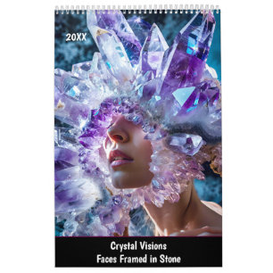 Crystal Visions – Faces Framed in Stone Calendar