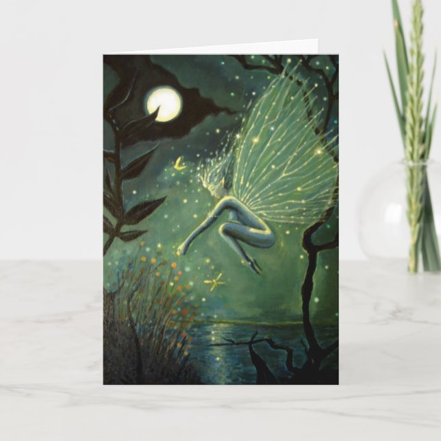 Crystal Water Sprite - Greeting Card (Front)