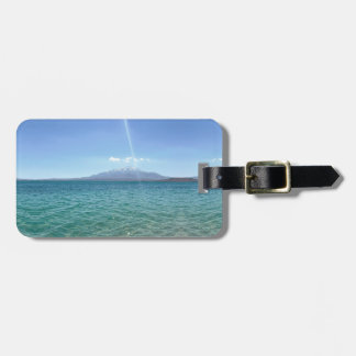 Crystal Water View Blue Sky Beach Vibe Peaceful Luggage Tag