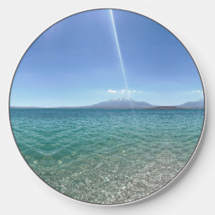 Crystal Water View Blue Sky Beach Vibe Peaceful Wireless Charger