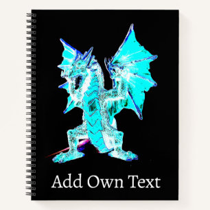 Crystal Wave Beast Water Dragon Spirit Ethereal Notebook