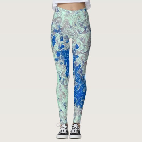 Crystal Waves Rave Love Leggings