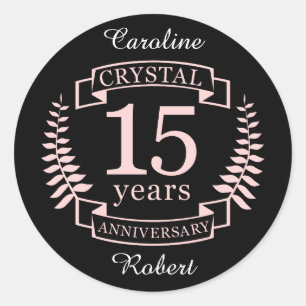 15 Year Anniversary Stickers - 29 Results | Zazzle
