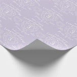 Crystal wedding anniversary 3 years of love wrapping paper<br><div class="desc">Crystal celebrating 3 years of love anniversary wrapping paper. Simple outline heart stone effect line art graphics light purple and white 3rd Wedding Anniversary wrapping paper. Customize with your own third wedding anniversary names and marriage from and to years. The 3rd wedding anniversary is associated with the gemstone crystal and...</div>