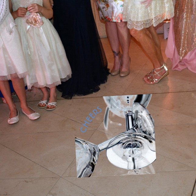 Crystal Wine Glass Stems Cheers Floor Decals (Creator Uploaded)