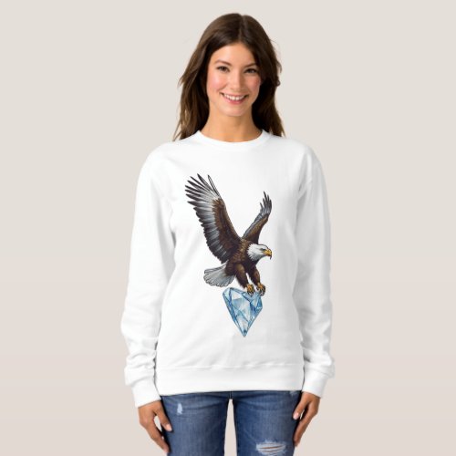 Crystal Wings Eagle Flight T_Shirt Collection Sweatshirt