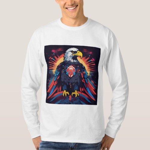 Crystal Wings Embodying Freedom and Ambition T_Shirt