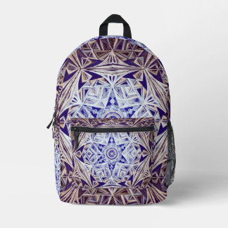 Crystal World Printed Backpack