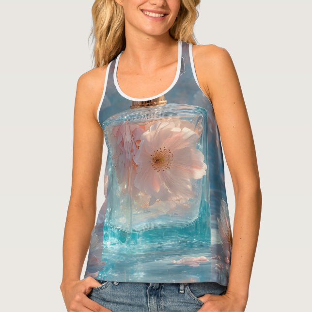 Crystal Zephyr – Elegant Minimalist  Tank Top (Front)