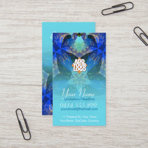 Customizable Crystalia Spirit Business Card