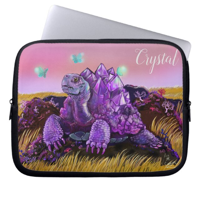 Crystaline Tortoise  Laptop Sleeve (Front)