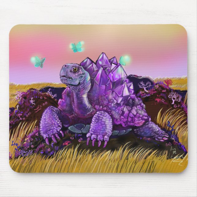 Crystaline Tortoise Mouse Pad (Front)