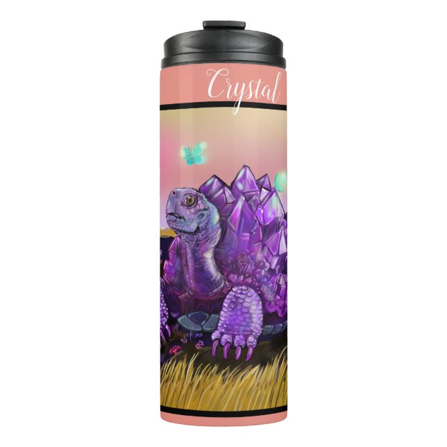 Crystaline Tortoise Thermal Tumbler (Front)