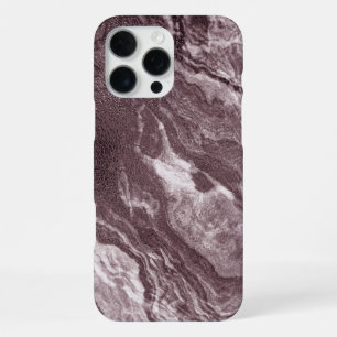 Crystalized Mauve Agate Dusty Rose Pink Marble iPhone 16 Pro Max Case
