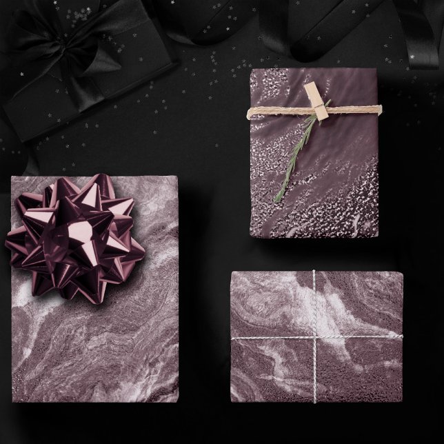 Crystalized Red Agate | Ruby Crimson Marbled Stone Wrapping Paper Sheets (Creator Uploaded)