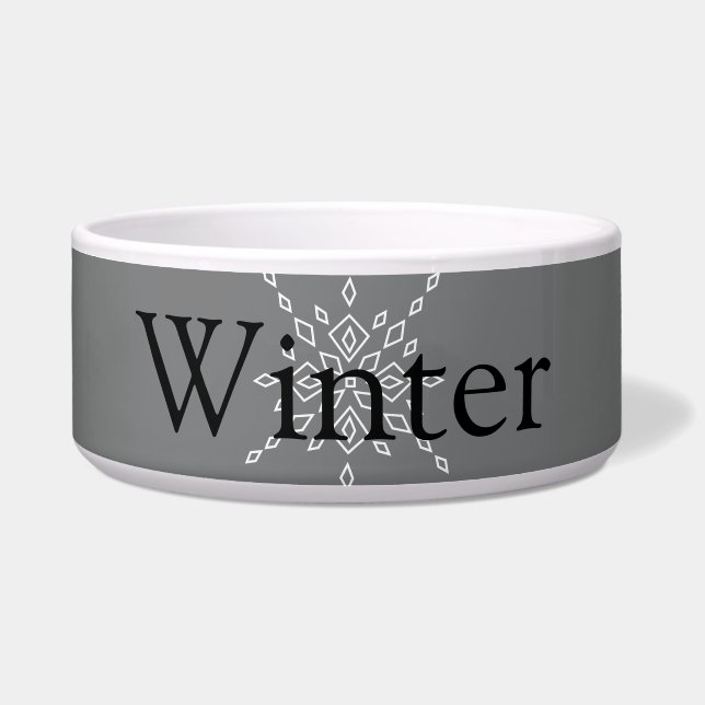 Crystalized Snowflake Bowl (Front)