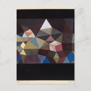 Crystalline Landscape by Paul Klee Postcard