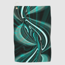 Crystalline on dark green cyan curves and ripples 