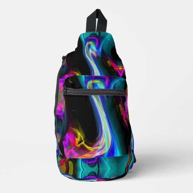 Crystalline Rainbow Prism Sling Bag (Front)