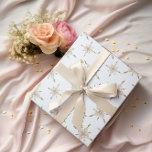 Crystalline Wedding Wrapping Paper<br><div class="desc">Celebrate their Wedding Day with my sophisticated wrapping paper! Ideal for expressing love and affection, it adds a heartfelt touch to the happy couple’s special day. Join in the romance and wrap their gift with genuine sentiment. Make your gesture kind and generous, creating a beautifully styled presentation that marks the...</div>