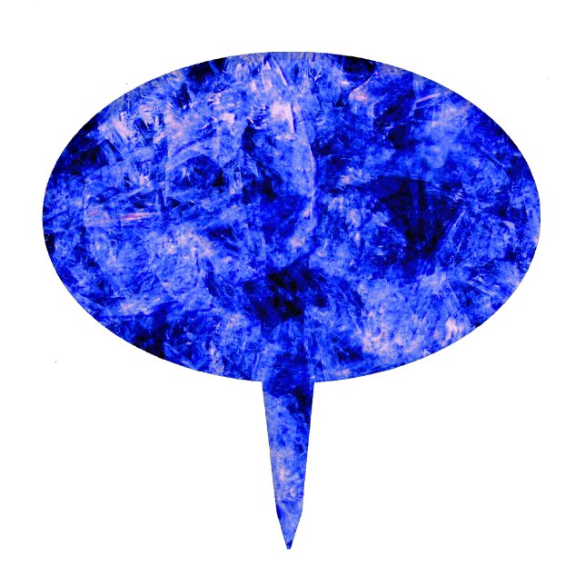 Crystallized by Kenneth Yoncich Cake Topper (Front)