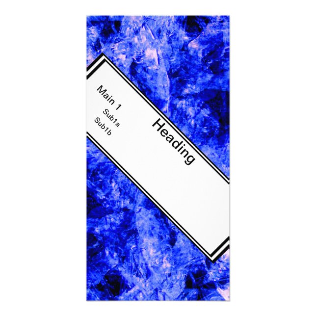 Crystallized by Kenneth Yoncich Card (Front)