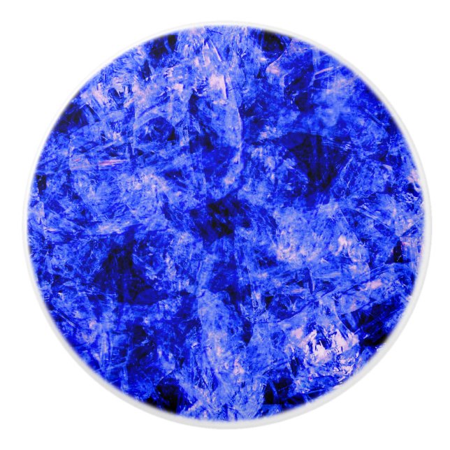 Crystallized by Kenneth Yoncich Ceramic Knob (Front)