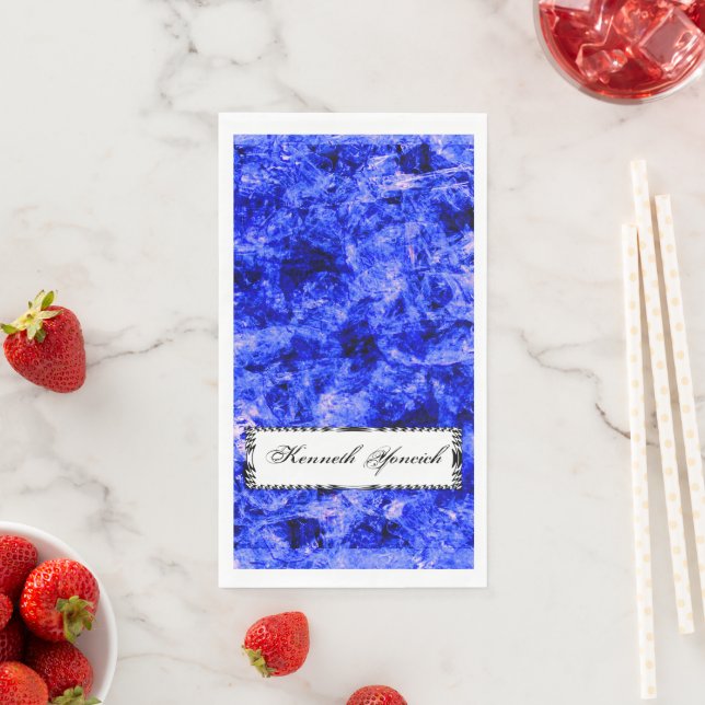 Crystallized by Kenneth Yoncich Paper Guest Towels (Insitu)