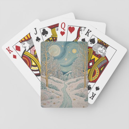 Crystallized Creek Poker Cards