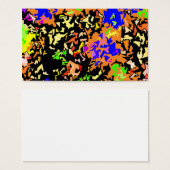 Crystallized Paint Splatter - Warm Colors (Front & Back)