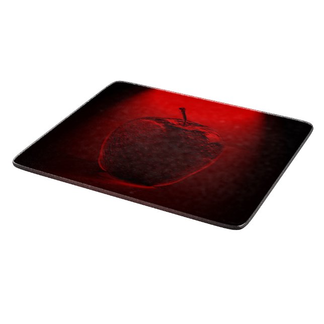 Crystallized Red Apple Cutting Board (Corner)
