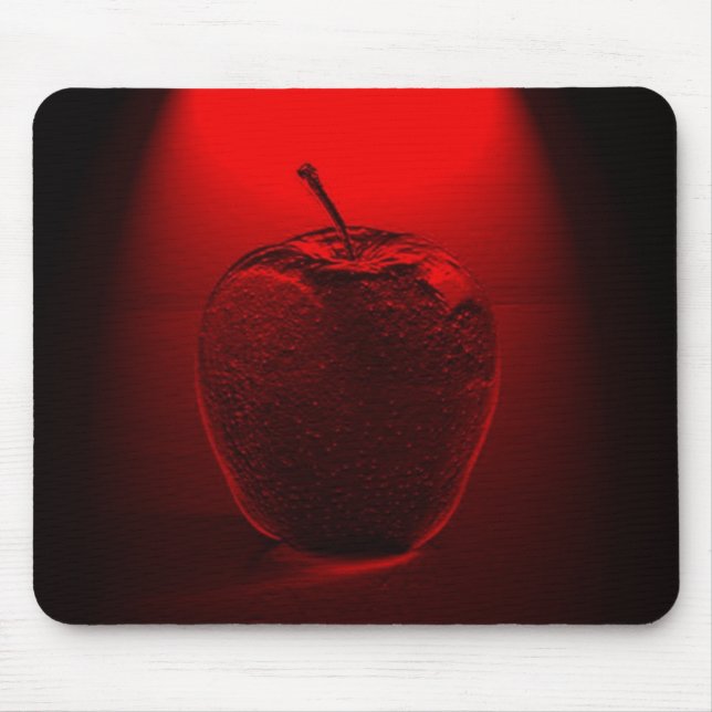 Crystallized Red Apple Mousepad (Front)