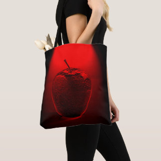 Crystallized Red Apple Tote Bag