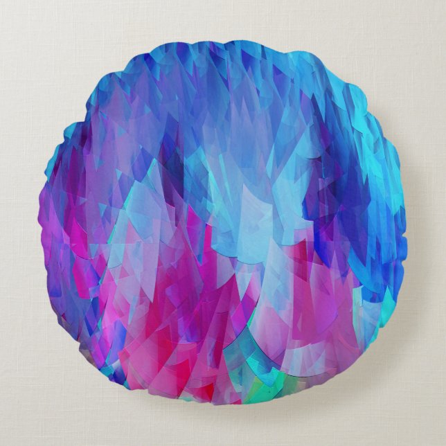 Crystallized....... Round Pillow (Front)