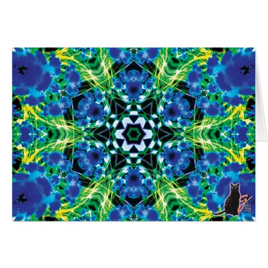 Crystalmarine Kaleidoscope Card (Front Horizontal)