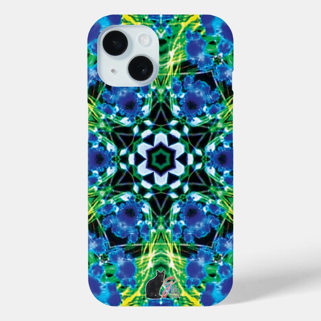 Crystalmarine Kaleidoscope iPhone X Case (Back)