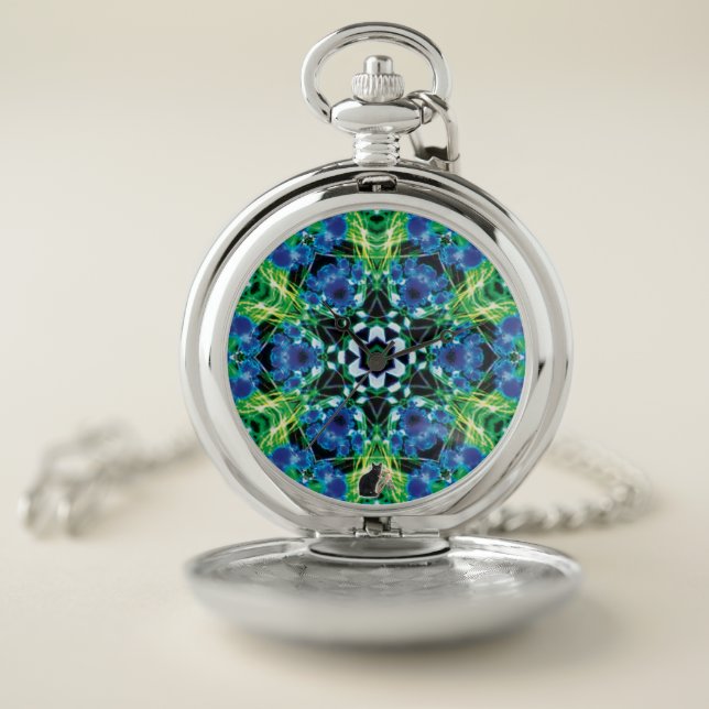 Crystalmarine Kaleidoscope Pocket Watch (Inside)