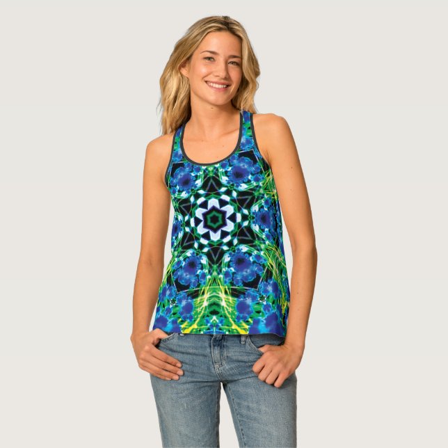 Crystalmarine Racer Back Tank Top (Front Full)