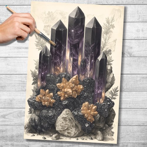 Crystals 2 Decoupage Paper