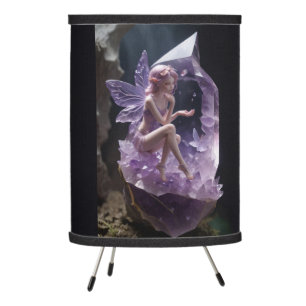Crystals Amethyst Fairy Desk Lamp